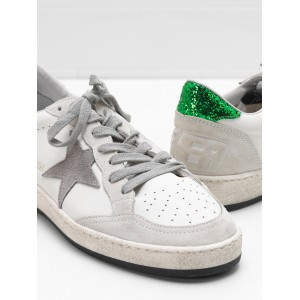 Men/Women Golden Goose Ball Star Shoes In Calf Leather Suede Star Glittery