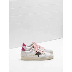 Women's Golden Goose Ball Star Shoes In Calf Leather Suede Star Leather