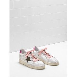 Women's Golden Goose Ball Star Shoes In Calf Leather Suede Star Leather