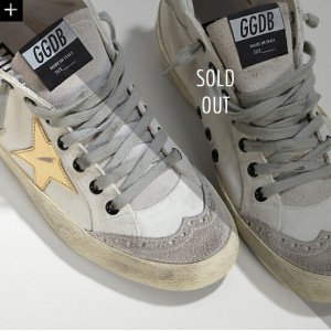 Men/Women Golden Goose Mid Star Shoes In Leather Star White Military Gold