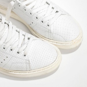 Men/Women Golden Goose Shoes Starter In Traforata White Spot