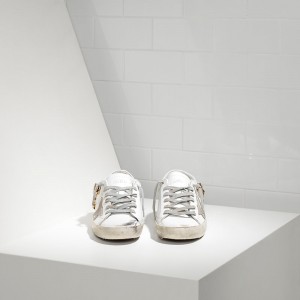 Women's Golden Goose Shoes Superstar Limited Edition In Gold Diamond