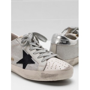 Women's Golden Goose Superstar Shoes In Technical Suede Star In Laminated