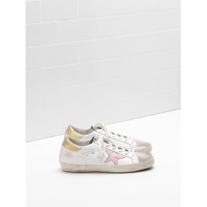 Women's Golden Goose Superstar Shoes Leather Star In Laminated