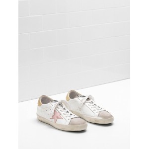 Women's Golden Goose Superstar Shoes Leather Star In Laminated
