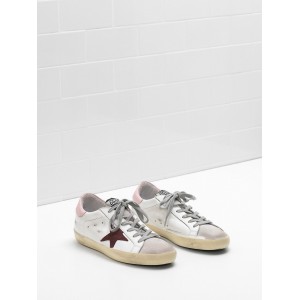 Women's Golden Goose Superstar Shoes Leather Star In Suede Leather